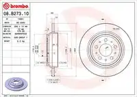 Тормозные диски BREMBO 08.B273.10