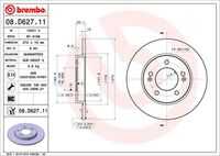 Disc BREMBO 08.D627.11