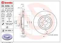 тормозные диски BREMBO 09.5058.14