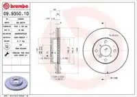 Тормозные диски BREMBO 09.9350.10