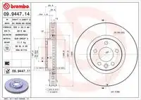 Тормозные диски BREMBO 09.9447.14