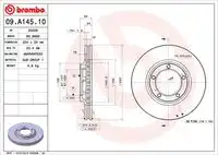 тормозные диски BREMBO 09.A145.10