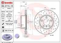 09.C114.1X BREMBO Disc