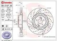 Диск тормозной BREMBO 09.C127.33