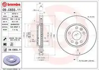 ( 09.c655.11 ) тормозной диск BREMBO 09.C655.11