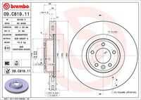 Disc BREMBO 09.C819.11