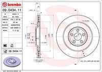 Диск тормозной задний BREMBO 09.D434.11