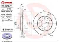 Disc BREMBO 09.D576.11