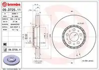 ( 09.d770.11 ) тормозной диск BREMBO 09.D770.11