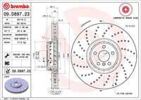Brake disc BREMBO 09.D897.23