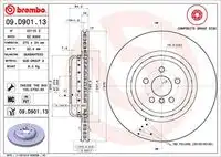 Диск тормозной BREMBO 09.D901.13
