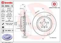 Диск тормозной задний BREMBO 09.D902.13