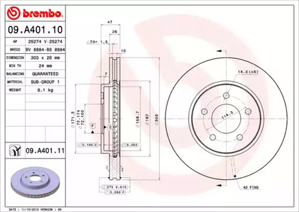 Тормозной диск prime line - uv coated