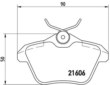 P 23 067 BREMBO Колодки тормозные дисковые