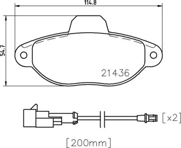 P 24 147 BREMBO Тормозные колодки