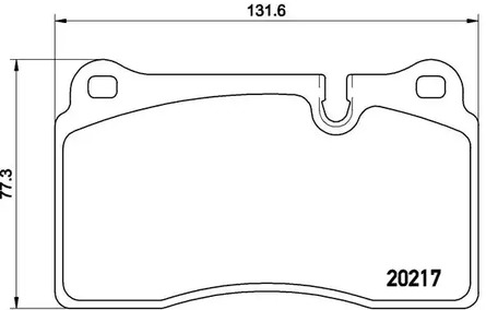 P 44 018 BREMBO Тормозные колодки