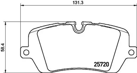 P 44 021 BREMBO Тормозные колодки