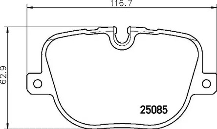 P 44 025 BREMBO Тормозные колодки