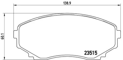 P 49 028 BREMBO Тормозные колодки