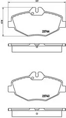 P 50 049 BREMBO Тормозные колодки