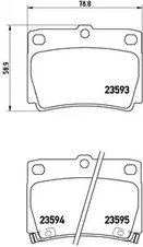 P 54 026 BREMBO Тормозные колодки