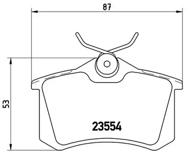 P 68 024 BREMBO Тормозные колодки