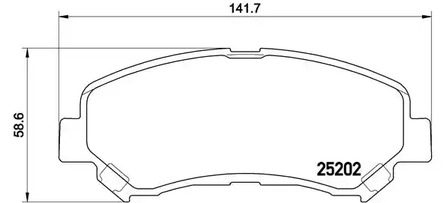 P 79 028 BREMBO Тормозные колодки