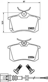 P 85 066 BREMBO Колодки тормозные дисковые