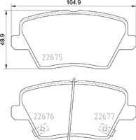 Brake pad BREMBO P 30 109