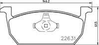 P 85 167 BREMBO Колодки тормозные дисковые /комплект 4 шт