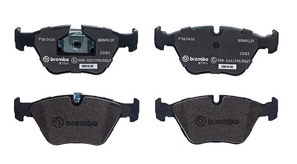 P06043X BREMBO Колодки тормозные дисковые