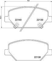 Pad BREMBO P07007