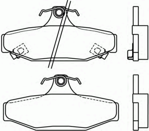 P15004 BREMBO Тормозные колодки