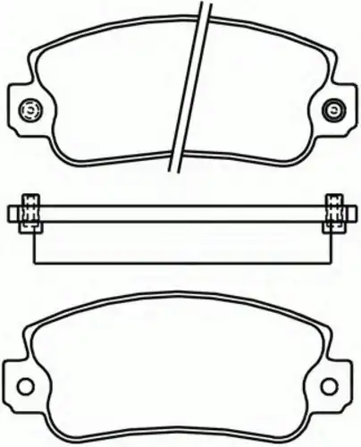 P23013 BREMBO Тормозные колодки