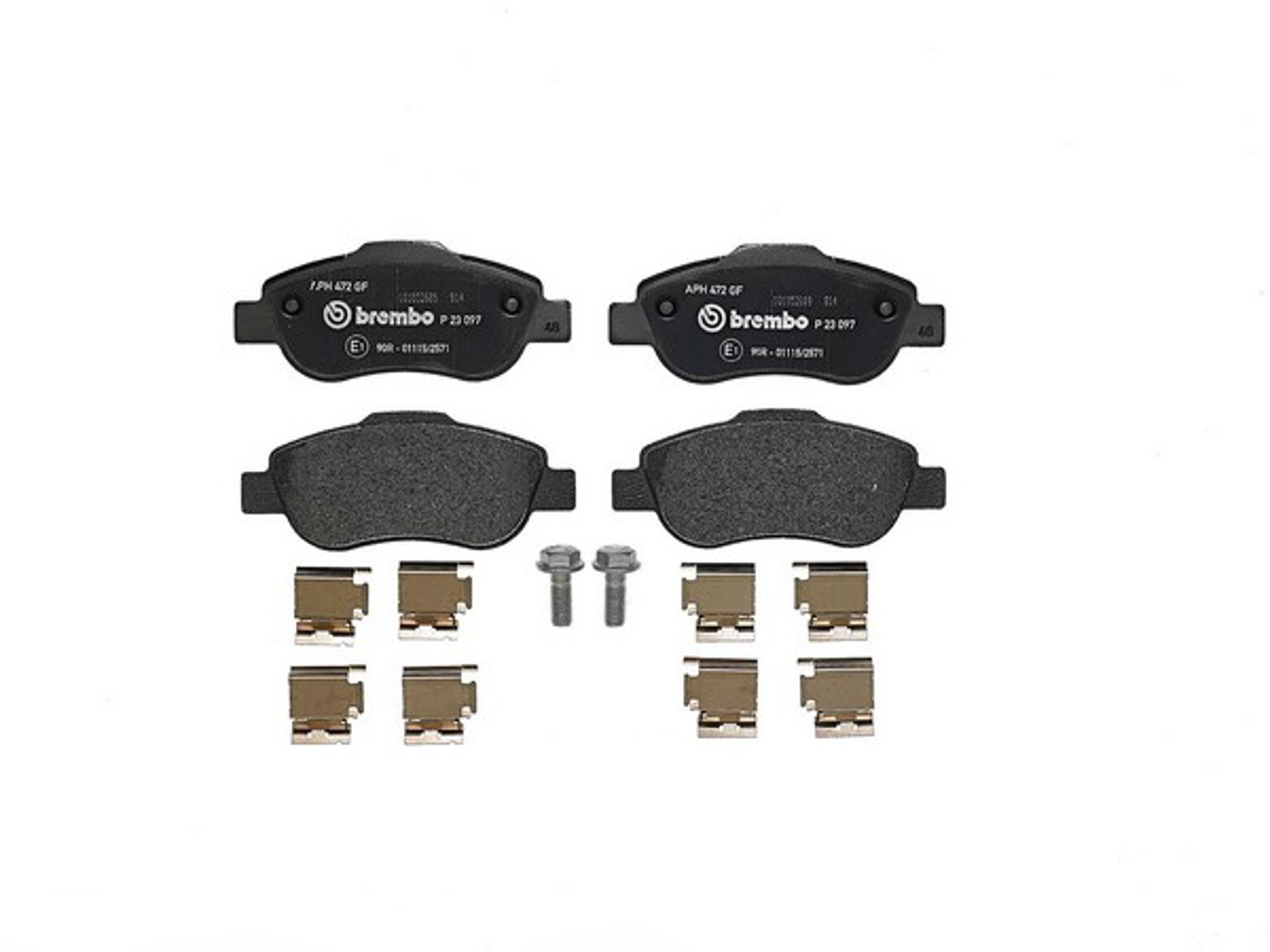 Колодки тормозные дисковые BREMBO P23097