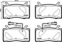 Pad BREMBO P23187