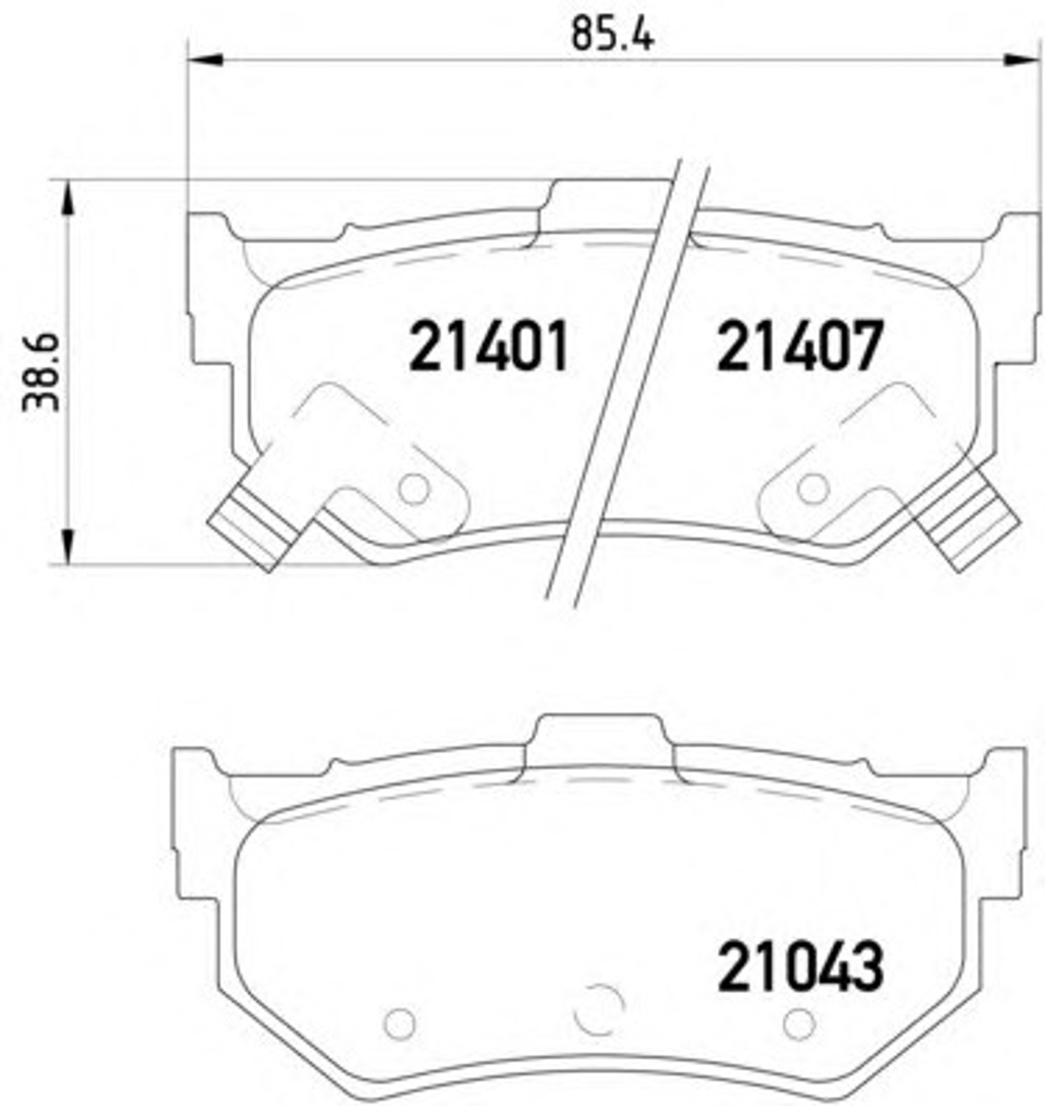 P28007 BREMBO Колодки тормозные дисковые