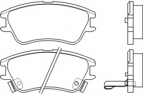 Тормозные колодки BREMBO P30027