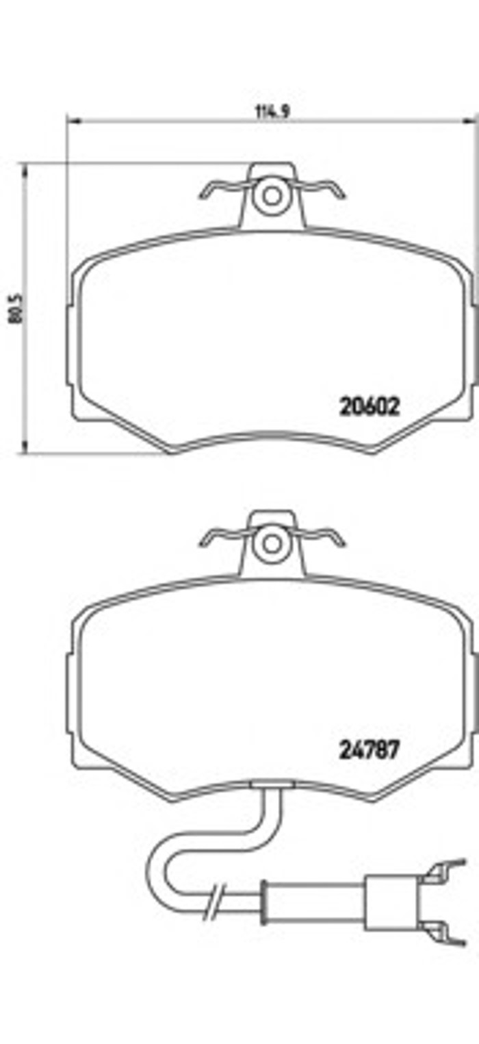 P36009 BREMBO Колодки тормозные дисковые