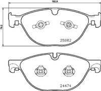 Колодки тормозные дисковые передние BREMBO P36029