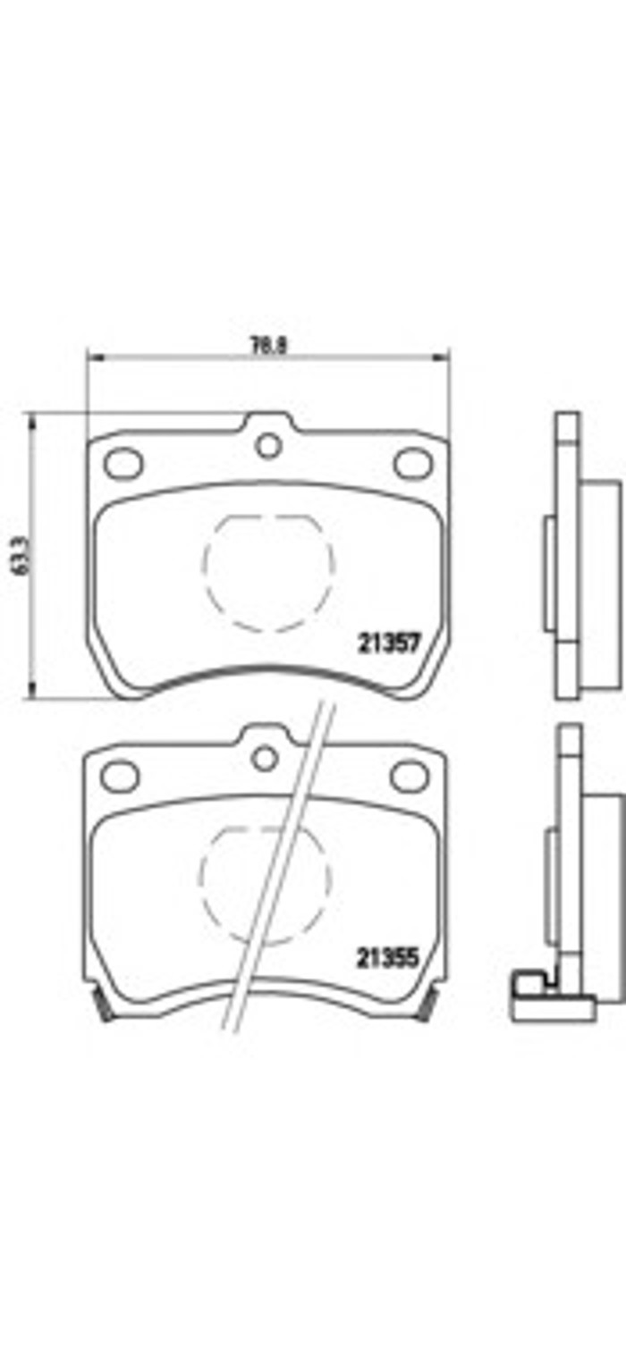 P49013 BREMBO Колодки тормозные дисковые