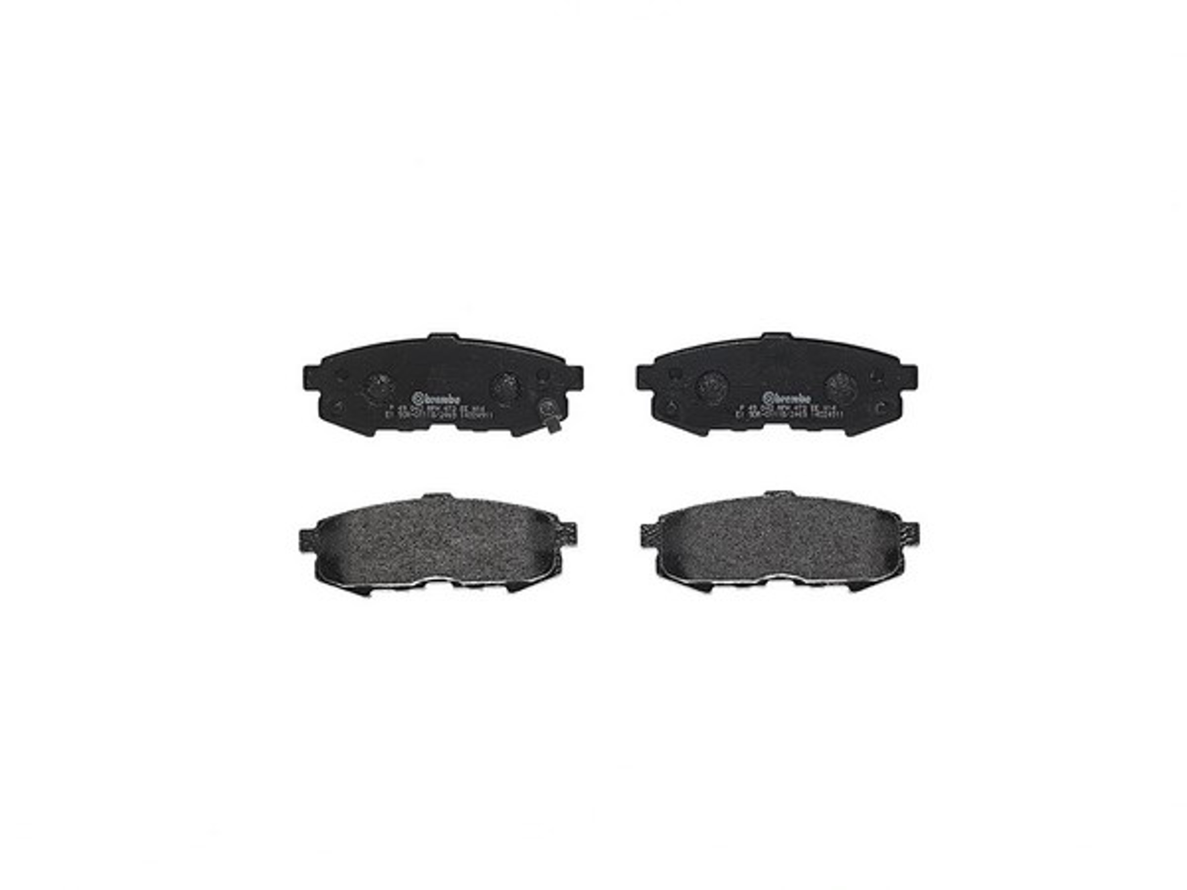 Колодки тормозные дисковые BREMBO P49042