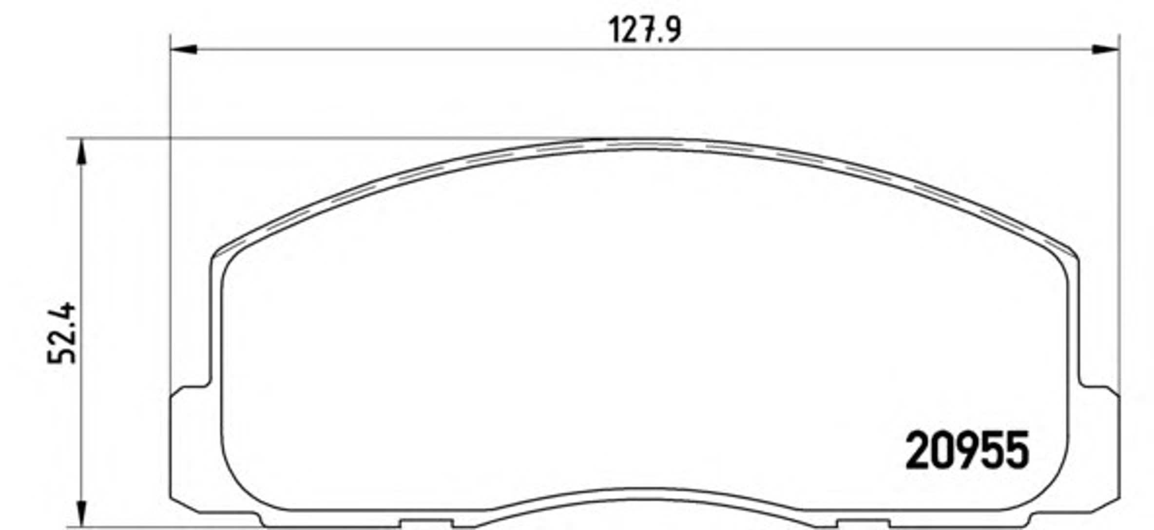 Колодки тормозные дисковые BREMBO P54006