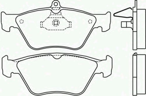 Тормозные колодки BREMBO P59019