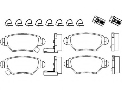 P59031 BREMBO Тормозные колодки