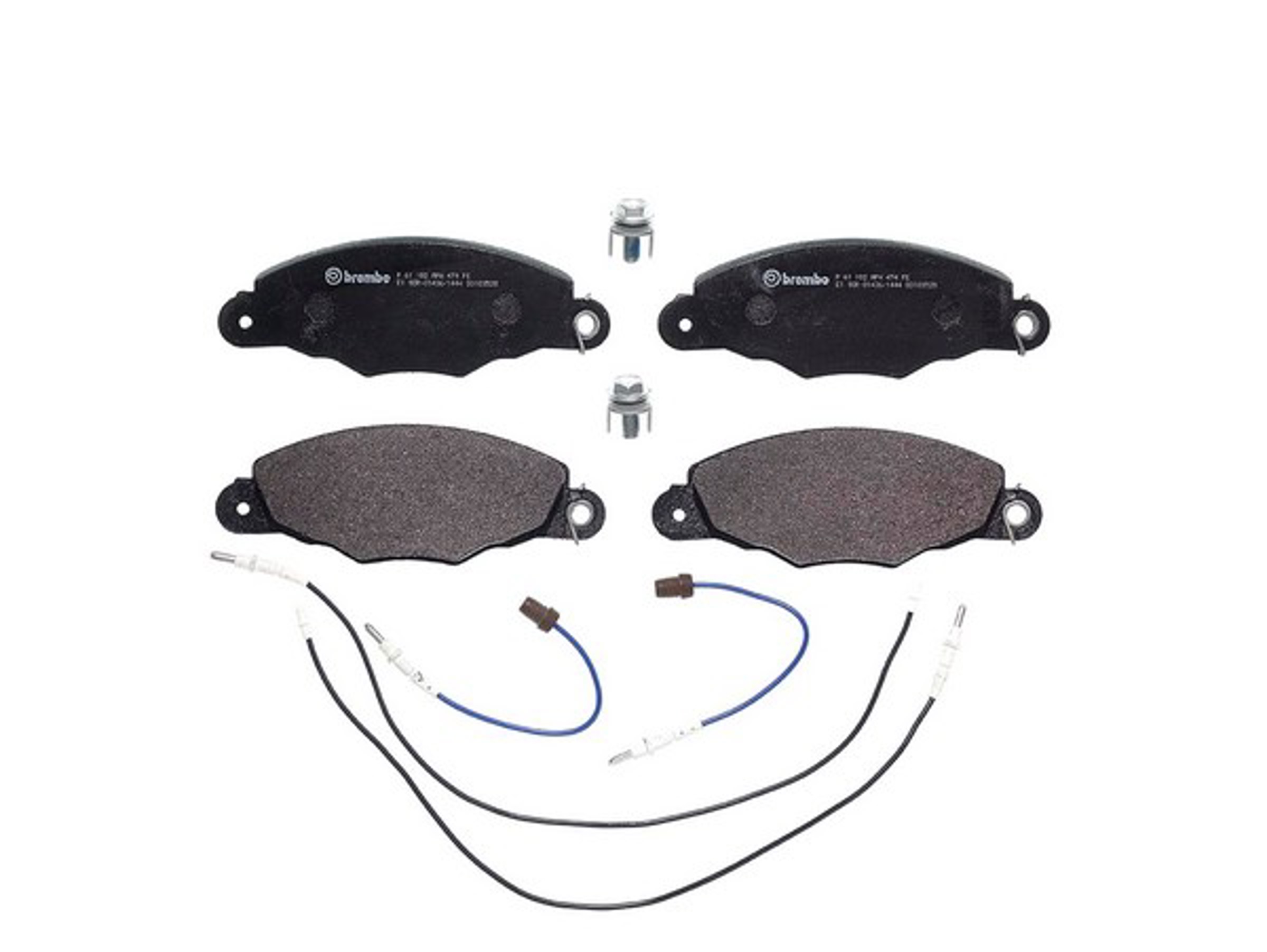 Колодки тормозные дисковые BREMBO P61102
