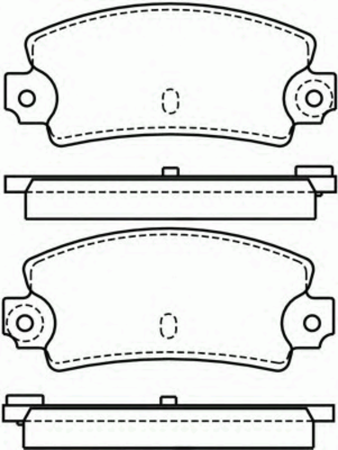 P68002 BREMBO Тормозные колодки