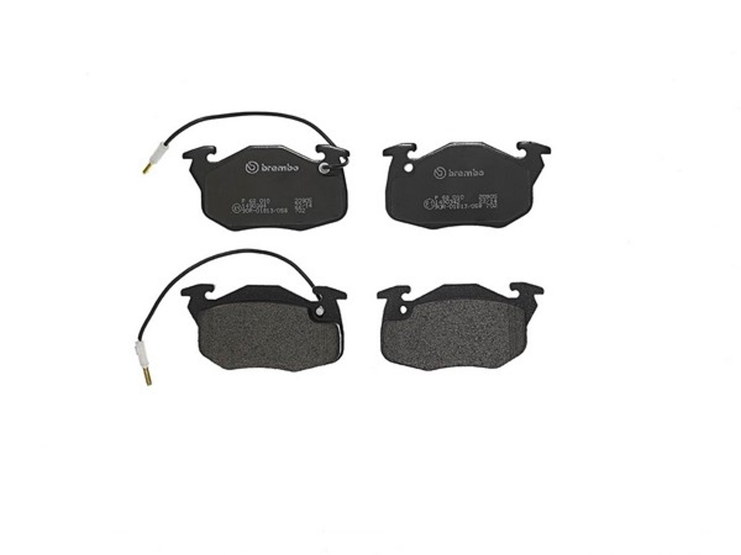 Колодки тормозные дисковые BREMBO P68010