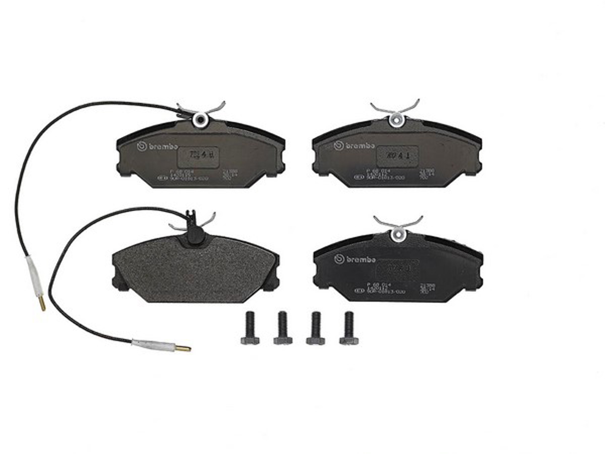 Колодки тормозные дисковые BREMBO P68014
