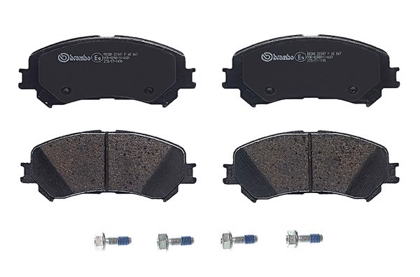Колодки тормозные дисковые BREMBO P68067